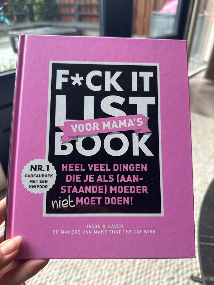 F*ck It List Book voor Mama's - Cadeauboek, Boeken, Humor, Nieuw, Anekdotes en Observaties, Ophalen of Verzenden