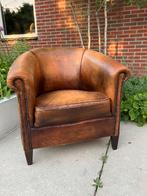 Clubfauteuil schapenleer, Huis en Inrichting, Ophalen of Verzenden, Gebruikt
