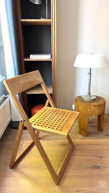 Houten klapstoel 