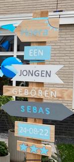 Geboorte bord te koop, Kinderen en Baby's, Kraamcadeaus en Geboorteborden, Ophalen of Verzenden, Zo goed als nieuw