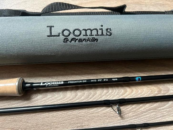 Loomis & Franklin Predator SW 9ft (#9-10), Watersport en Boten, Hengelsport | Vliegvissen, Zo goed als nieuw, Werphengel, Ophalen