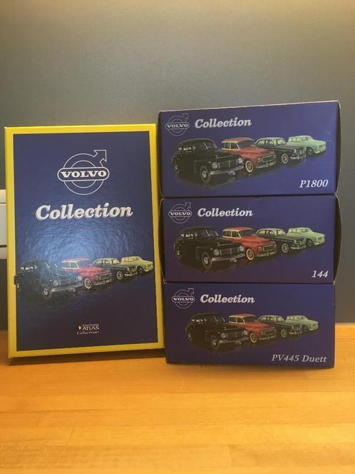 3 x Volvo "collection / dinky atlas" in box (144,P1800,445), Hobby en Vrije tijd, Modelauto's | 1:43, Nieuw, Auto, Overige merken