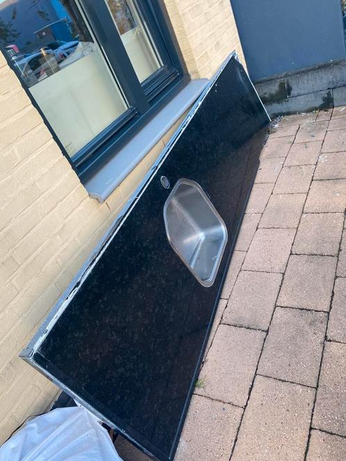 Composiet of stenen aanrechtblad 240x60, Huis en Inrichting, Keuken | Keukenelementen, Zo goed als nieuw, Minder dan 100 cm, 25 tot 50 cm