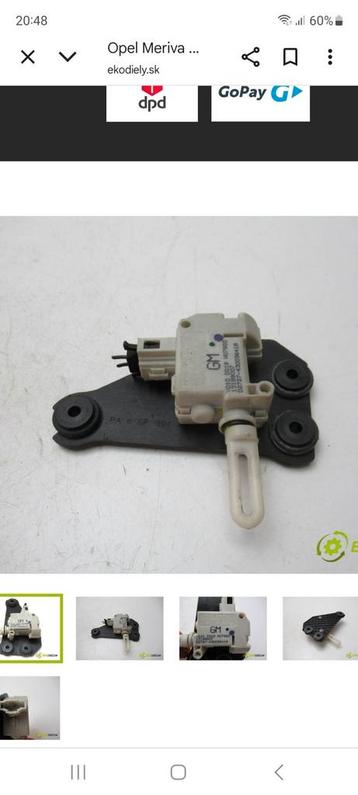 Gevraagd cv motor achterklep meriva  13199007  beschikbaar voor biedingen
