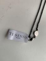 Ti Sento ketting 80 cm, Verzenden, Nieuw, Zwart, Zilver