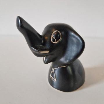 vintage olifant tafelbel beeldje beschikbaar voor biedingen
