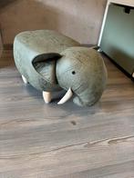 Olifanten kruk/poef, Huis en Inrichting, Ophalen, Zo goed als nieuw, Rond, Minder dan 50 cm