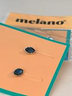 Melano oorstekers montana blauw, Overige materialen, Nieuw, Knopjes of Stekers, Met strass