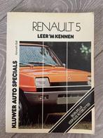 Kluwer autospecials	Renault	5	 R5	t/m 1976, Auto diversen, Handleidingen en Instructieboekjes, Ophalen of Verzenden