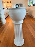 Zuil / Piedestal met bloempot, Huis en Inrichting, Ophalen, Zo goed als nieuw