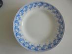 4 brocante bordjes Boch Albert blauw wit, Antiek en Kunst, Ophalen of Verzenden