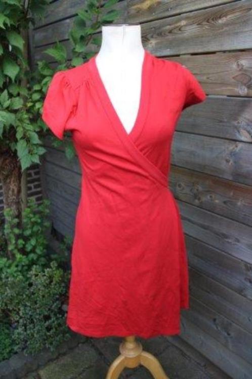 Wikkeljurk rood King Louie mt M Vaste prijs, Kleding | Dames, Jurken, Zo goed als nieuw, Maat 38/40 (M), Rood, Ophalen of Verzenden