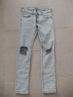 * H&M divided licht grijze skinny jeans met knie gaten 32/32, Kleding | Heren, W32 (confectie 46) of kleiner, Ophalen of Verzenden