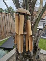 Mooie grote Bamboe windgong met 6 buizen, handgemaakt, Ophalen of Verzenden, Zo goed als nieuw
