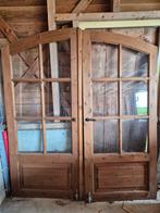 2x boogdeur hout, Doe-het-zelf en Verbouw, Roomstraat 8, 80 tot 100 cm, Binnendeur, Ophalen of Verzenden