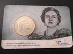Coincard bijna 60 jaar afscheid zilveren gulden 1966, Postzegels en Munten, Munten | Nederland, 1 gulden, Koningin Juliana, Zilver
