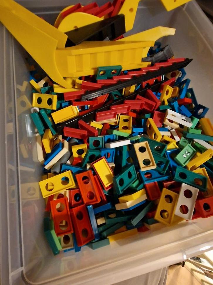 Grote verzameling dominostenen met obstakels, Kinderen en Baby's, Speelgoed | Bouwstenen, Gebruikt, Overige merken, Ophalen of Verzenden