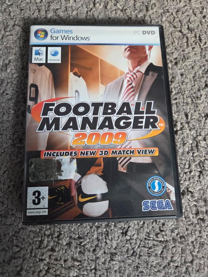 Football Manager 2009 - PC Game, Spelcomputers en Games, Games | Pc, Gebruikt, Simulatie, 1 speler, Vanaf 3 jaar, Ophalen of Verzenden