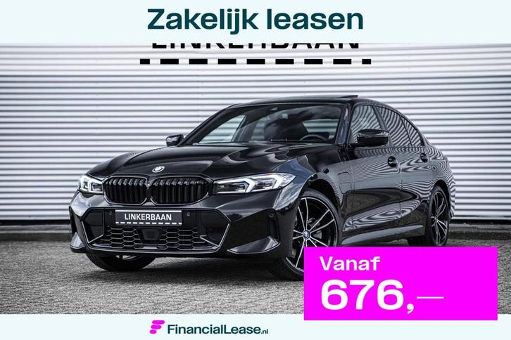 BMW 3-serie 330e xDrive Sedan Hybrid | M Sport | Glazen Schu, Auto's, BMW, Bedrijf, Lease, Financial lease, 3-Serie, 360° camera