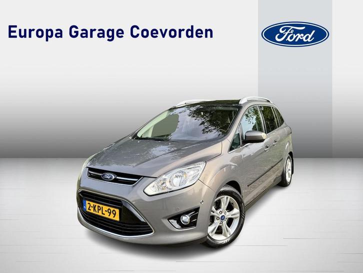 Ford Grand C-Max 1.0 EB 125PK Titanium | DEALER ONDERHOUDEN, Auto's, Ford, Bedrijf, Te koop, Grand C-Max, ABS, Achteruitrijcamera