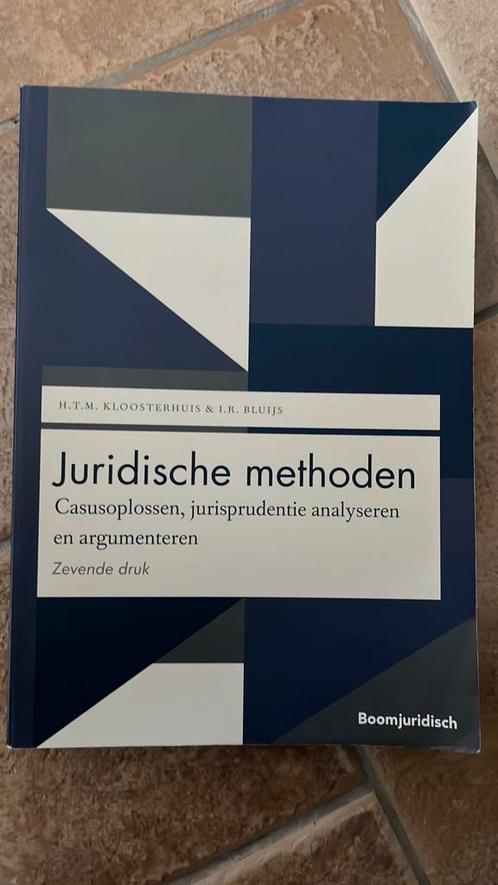 Juridische methoden ISBN 9789462900585, Boeken, Studieboeken en Cursussen, Zo goed als nieuw, HBO, Ophalen of Verzenden