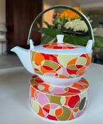 Ritzenhoff theepot met theepothouder collectersitem, Ophalen, Overige typen, Nieuw, Overige stijlen
