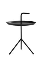 Hay DLM bijzettafel XL zwart, Huis en Inrichting, Minder dan 55 cm, Metaal of Aluminium, Rond, Ophalen