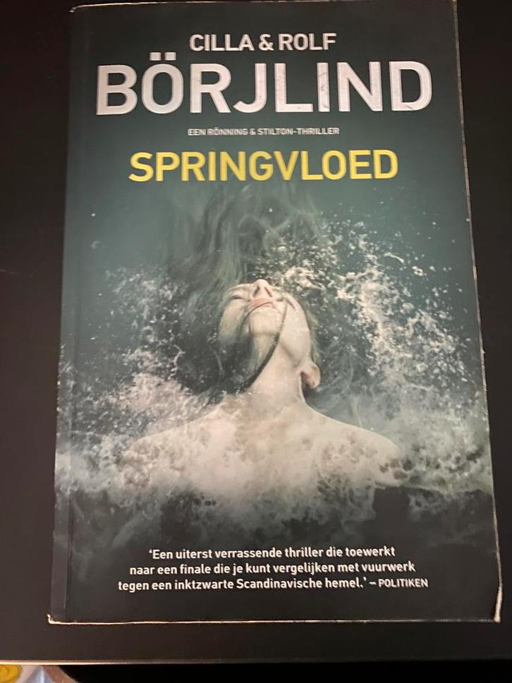 Cilla Börjlind - Springvloed, Boeken, Thrillers, Zo goed als nieuw, Ophalen of Verzenden