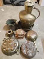 Verschillende koperen vormen, Antiek en Kunst, Antiek | Koper en Brons, Ophalen