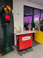 Coca Cola Fishtail Koeling Bar Statafel Balie jaren 50, Ophalen, Zo goed als nieuw
