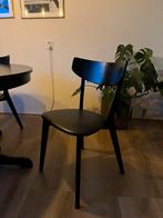 Rowico eetkamerstoel 6 stuks zwart, Vijf, Zes of meer stoelen, Gebruikt, Ophalen of Verzenden, Hout