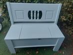Klepbankje met opbergruimte - !! laatste kans tot 11 oktober, Huis en Inrichting, Ophalen, Gebruikt, Minder dan 75 cm, Tweepersoons