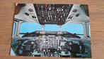 Fotokaart van de cockpit van een Zwitserse DC 9, Ophalen of Verzenden, Zo goed als nieuw, Kaart, Foto of Prent