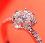 Le Fleur Verlovingsring Diamant 1 Karaats Platinum Ring, Sieraden, Tassen en Uiterlijk, Ringen, Nieuw, Ophalen of Verzenden