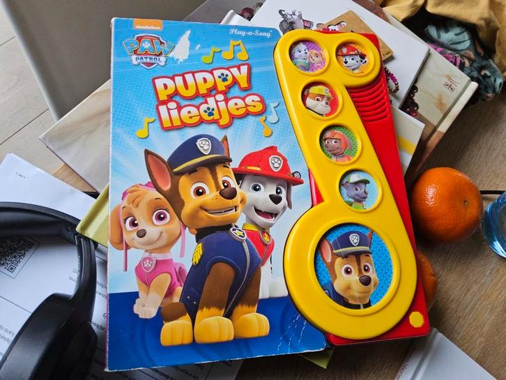 Puppyliedjes PAW Patrol geluidenboek karton, Boeken, Kinderboeken | Jeugd | onder 10 jaar, Zo goed als nieuw, Fictie algemeen