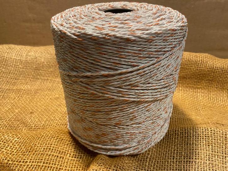 SCHRIKDRAAD 6xgeleidingen rollen a 400mtr wit-oranje, Dieren en Toebehoren, Stalling en Weidegang