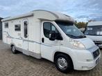Adria Coral 660SL Enkele Bedden Garage 2008 Airco Iets Moois, Caravans en Kamperen, Campers, Ringverwarming, Fiat, Bedrijf, Tot en met 3