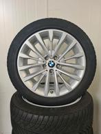 18' BMW 5 Serie G30 G31 Styling 632 met winterbanden, Ophalen, 18 inch, 245 mm, Banden en Velgen