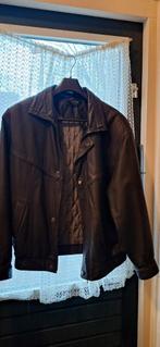 Vintage leren jas, Kleding | Heren, Jassen | Zomer, Ophalen, Maat 52/54 (L), Onbekend, Zwart
