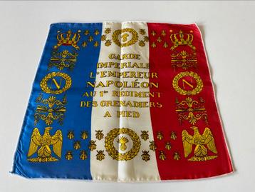 NAPOLEON herinneringsdoek  met 4 kaarten.   1969 beschikbaar voor biedingen