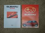 2x autofolder Subaru Vivio, Boeken, Verzenden, Zo goed als nieuw, Overige merken