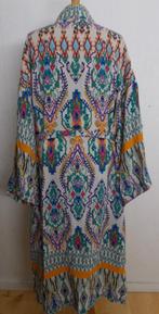 Bohemian/Ibiza/hippie maxi print jas/jurk! L/XL, Kleding | Dames, Jurken, Verzenden, Maat 42/44 (L), Zo goed als nieuw, Onder de knie