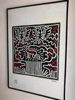 Keith Haring : litho op groot formaat, Ophalen of Verzenden