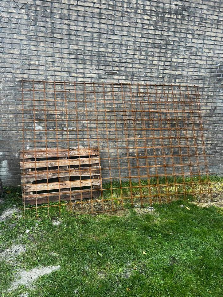 Bouwstaalnetten 8mm - 9m2, Doe-het-zelf en Verbouw, Metalen, Nieuw, IJzer, Ophalen