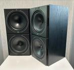 KEF C55 speakers in “GOEDE STAAT” (Black Ash), Audio, Tv en Foto, Luidsprekers, Overige merken, Front, Rear of Stereo speakers