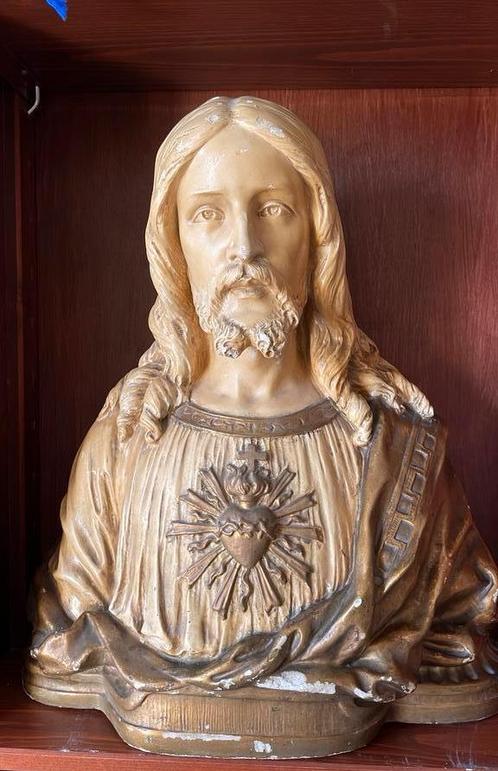Buste van Christus (H. Hart), Antiek en Kunst, Antiek | Religie, Ophalen