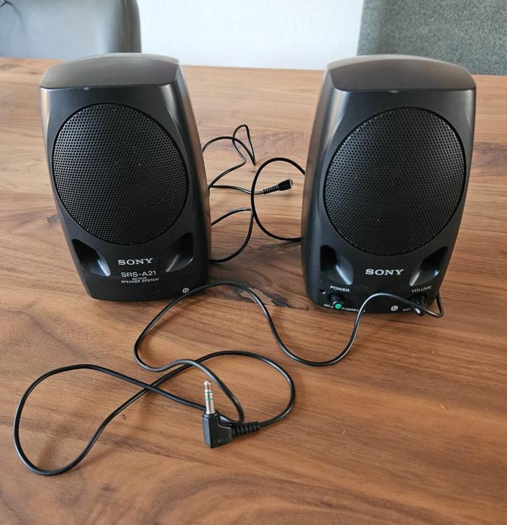Sony SRS-A21 luidspreker set, Audio, Tv en Foto, Luidsprekers, Zo goed als nieuw, Overige typen, Minder dan 60 watt, Sony, Ophalen of Verzenden