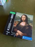 Mona lisa puzzel clementoni 1000 stukjes, Ophalen of Verzenden, Zo goed als nieuw