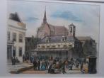 Vroegere Kaasmarkt, Litho in kleur, in lijstje, Ophalen