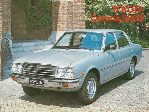 Brochure Toyota CORONA 2000, 1977 (NL)., Boeken, Auto's | Folders en Tijdschriften, Nieuw, Toyota, Ophalen of Verzenden